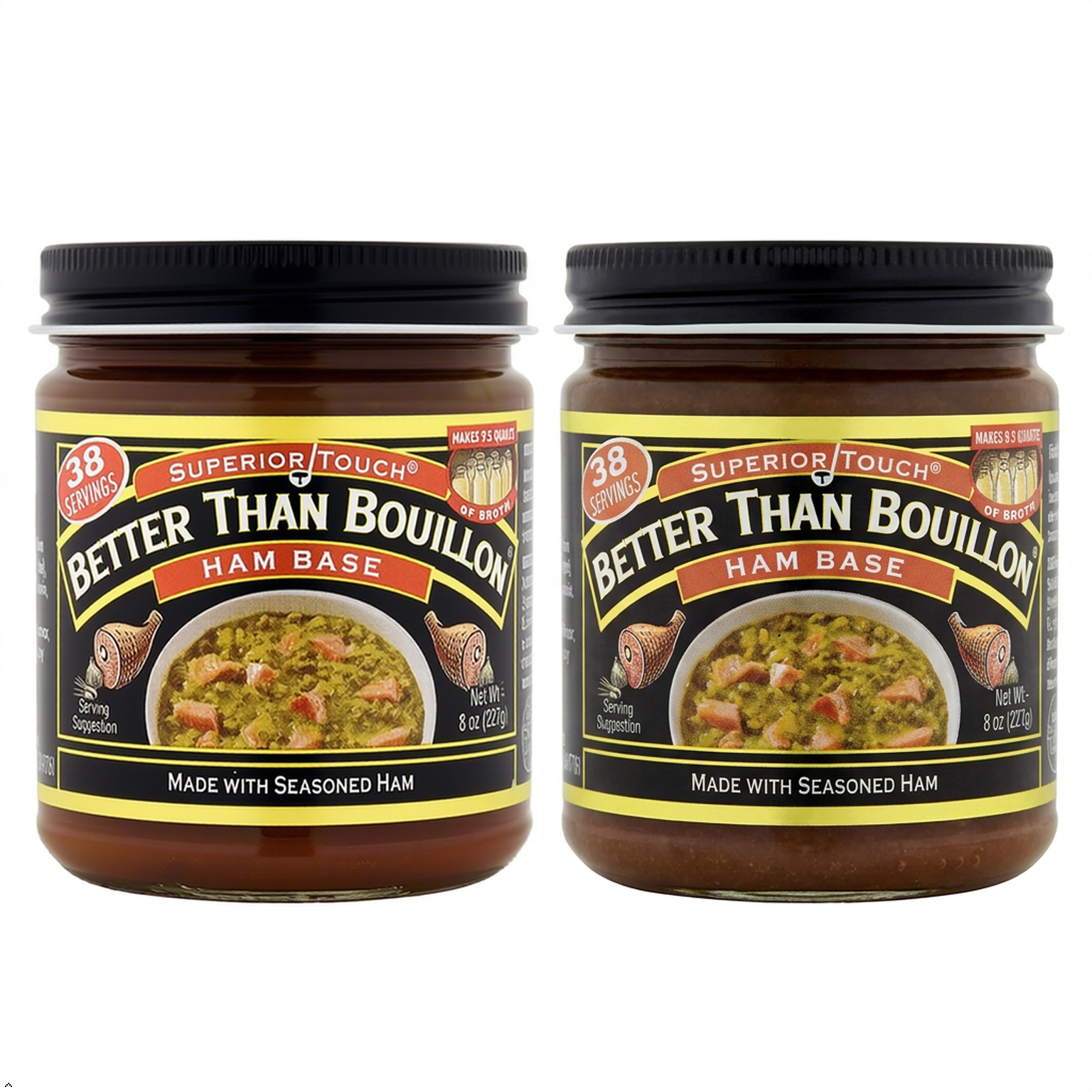 Better Than Bouillon Ham Base, Made with Seasoned Ham, Blendable (Pack of 2) Better Than Bouillon
